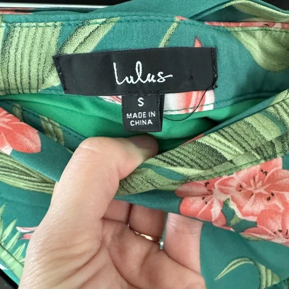 Lulu's Tropical Floral Midi Skirt - Picture 3 of 4